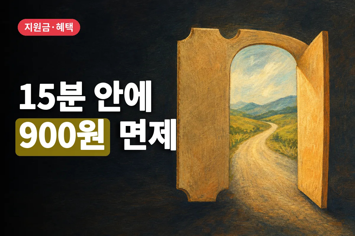 오른쪽에 열린 고속도로 요금소와 통행권이 보이는 이미지