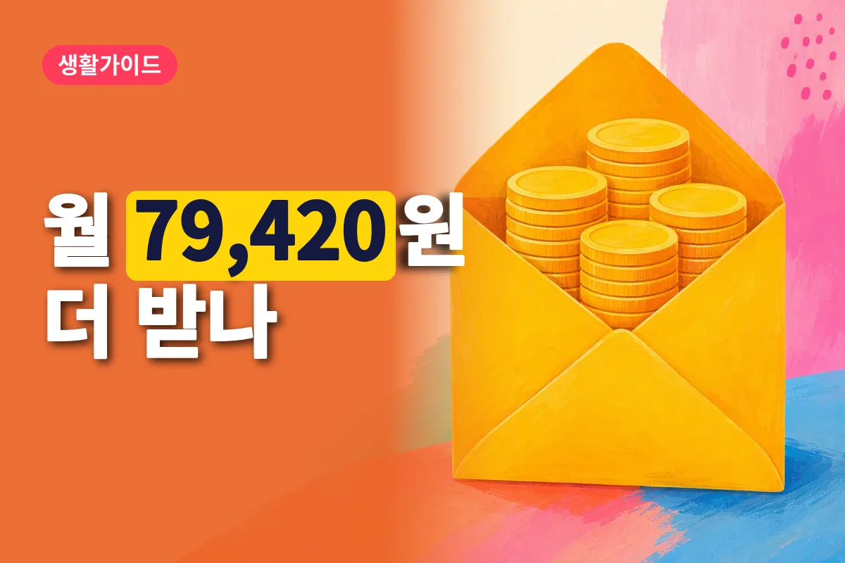 오른쪽에 놓인 동전이 담긴 급여 봉투 이미지